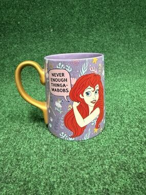 Disney Store Ariel Mug Grotto The Little Mermaid Ceramic Mug